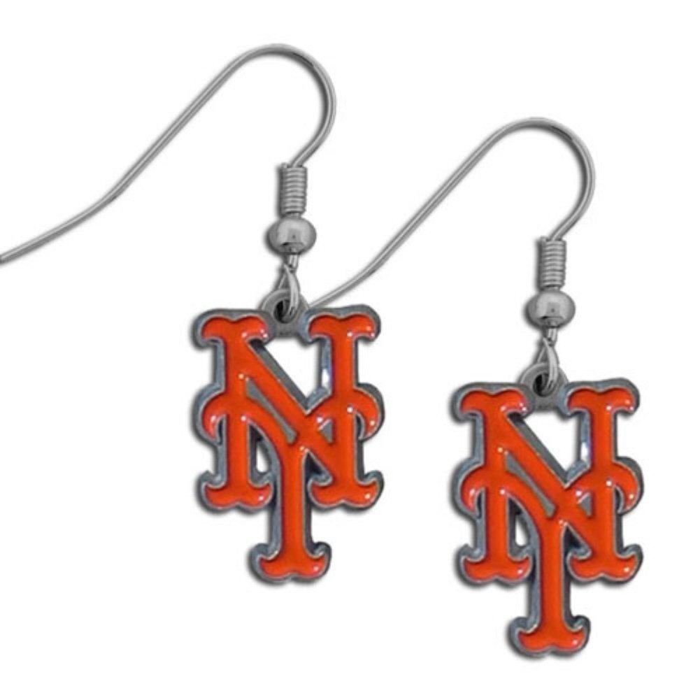 MLB New York Mets Dangle Earrings