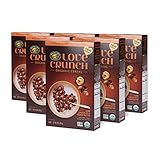 Love Crunch Organic Dark Chocolate and Peanut Butter Cereal, 10 Ounce (Pack of 6), Non-GMO, Fair Trade, by Nature's Path