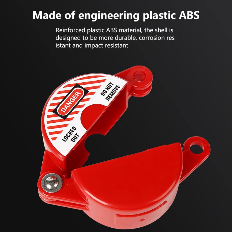 Amazon.co.jp: ロックアウトゲート バルブカバー 半月型フラット