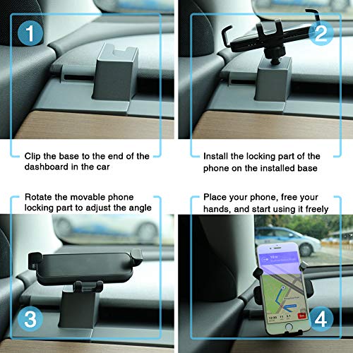 OYEFLY Tesla Model 3 - Supporto per cellulare a