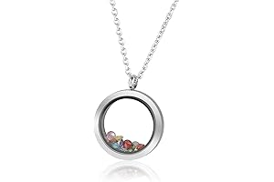 Living Memory Floating Locket Necklace