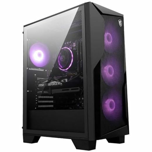 MSI Codex R2 AI 2nd Codex R2 AI B2NVL5-466US Gaming Desktop Computer - Intel Core Ultra 5 225-16 GB - 1 TB SSD - Black