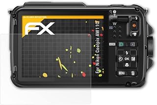 atFoliX Screen Protector compatible with Nikon Coolpix AW110 Screen Protection Film, anti-reflective and shock-absorbing FX Protector Film (3X)
