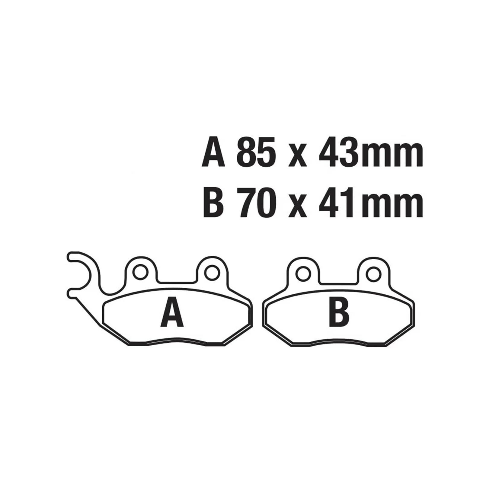 Pastiglie Freno Anteriori Posteriori Moto Per FA264 Per ADIVA Per CAGIVA Per PEUGEOT Moto Pastiglie FreniA Disco Anteriori Substrato Rame Sinterizzazione Metallo