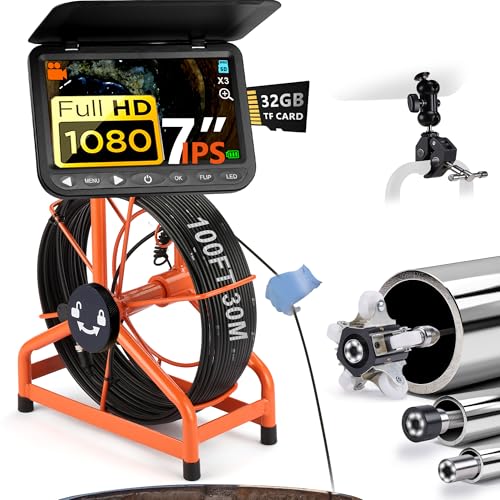 𝟐𝟎𝟐𝟔 𝐧𝐞𝐰 7” Sewer Camera, HD...