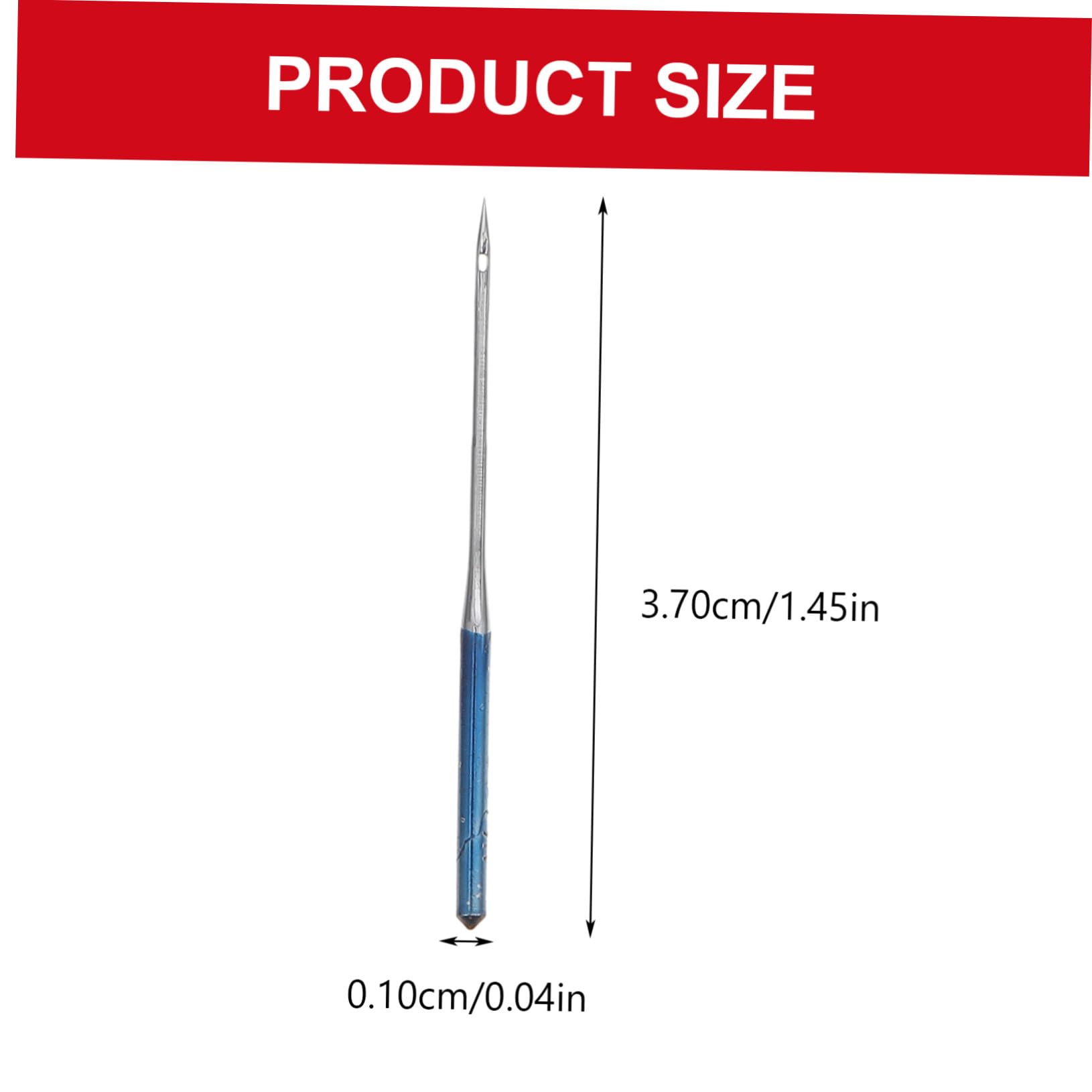 Cabilock 50 Agujas Metálicas Aplicables para Máquina de Coser, Accesorio Ligero para Costura en Hogar, Compatibles con Lienzo y Seda
