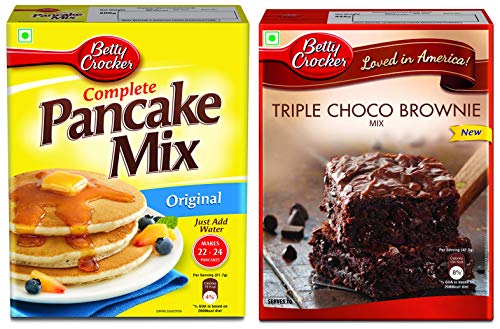 Image of Betty Crocker Pancake Mix, Original 500 G & Cake Mix, Triple Chocolate Brownie 425 Gram