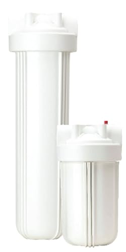 Miniatura 8 de Pentair Pentek 150469 - Carcasa de filtro azul grande, 34 pulgadas NPT #10 para toda la casa con tapa de polipropileno de alto flujo (HFPP) y botón