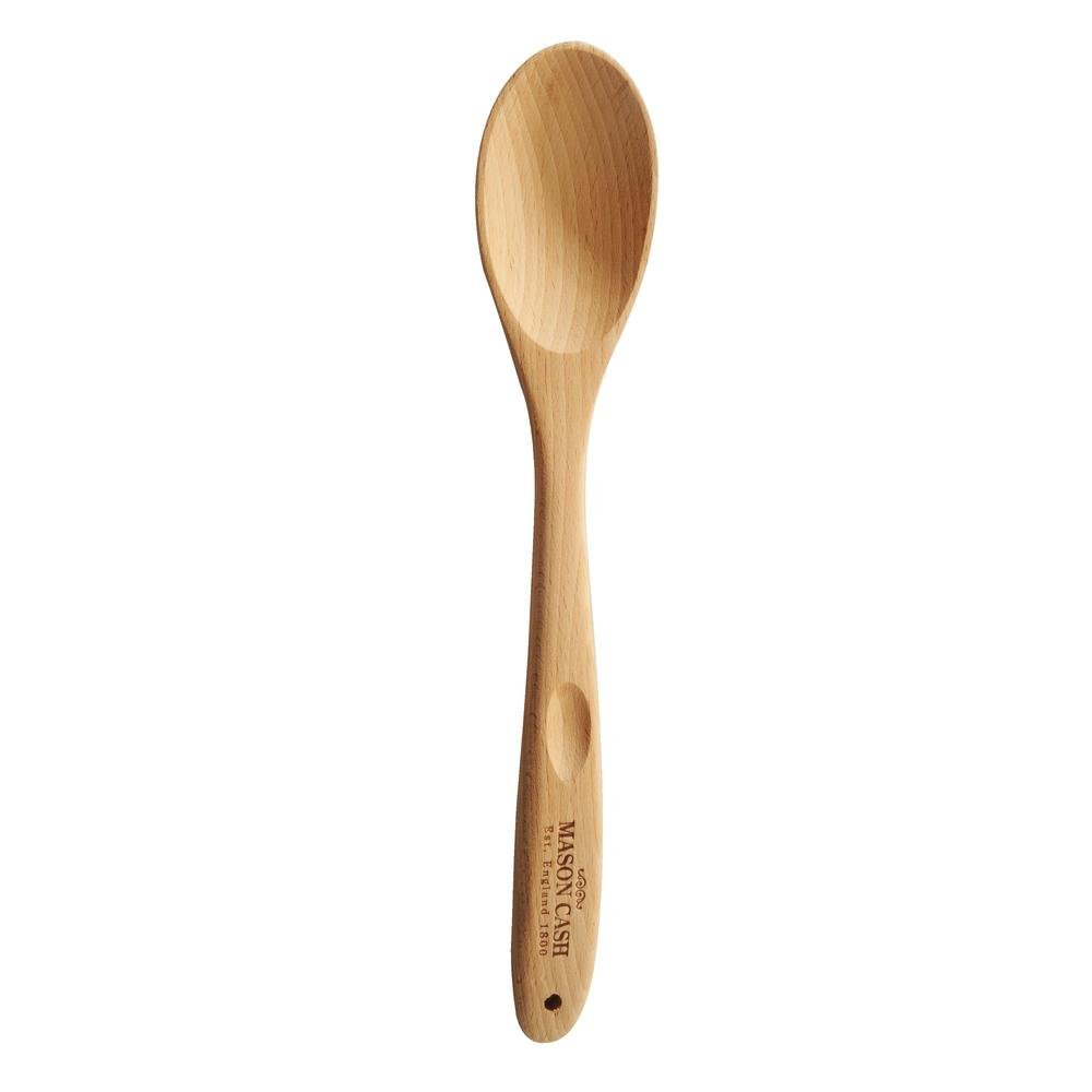 Mason Cash Elite Solid Wooden Spoon, Beech
