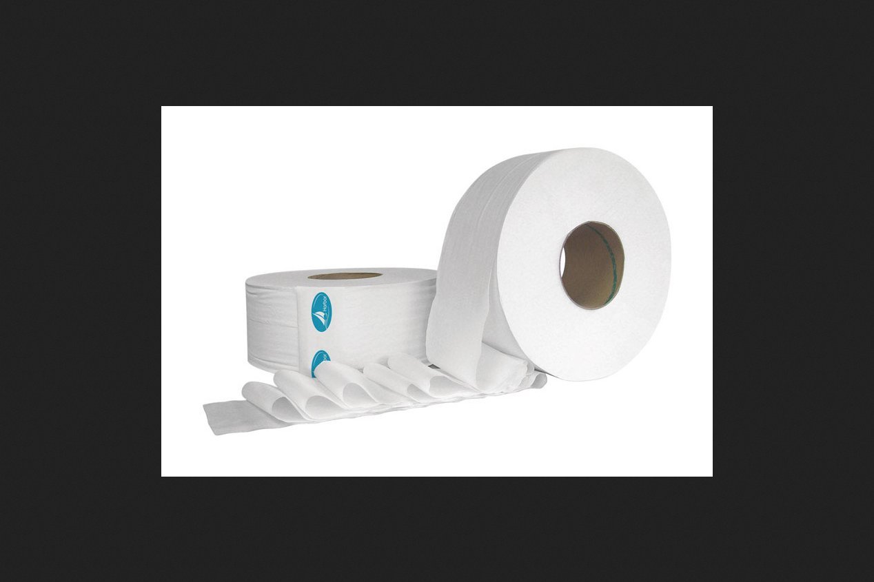 Vondrehle Corporation Harbor Toilet Paper 12 roll 2000 Sheet 1000 ft. - Case of: 1