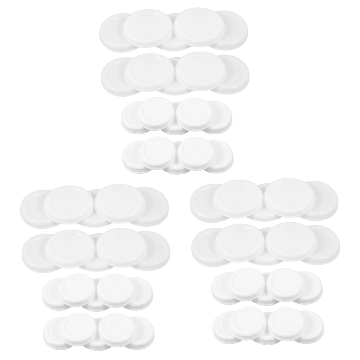 Gadpiparty 3 Ensembles De Fermeture Petit Tube De Fermeture Pour Envoi Postal Rond Avec Couvercles Réutilisables Enveloppes Rembourrées Scelleuse D'Extrémité 50 pièces * 3