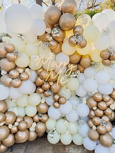 Image of Voircoloria 105pcs Metallic Gold Balloons 12inch Party Latex Balloons for Birthday Graduation Baby Shower Wedding Anniversary New Year Party Decorations