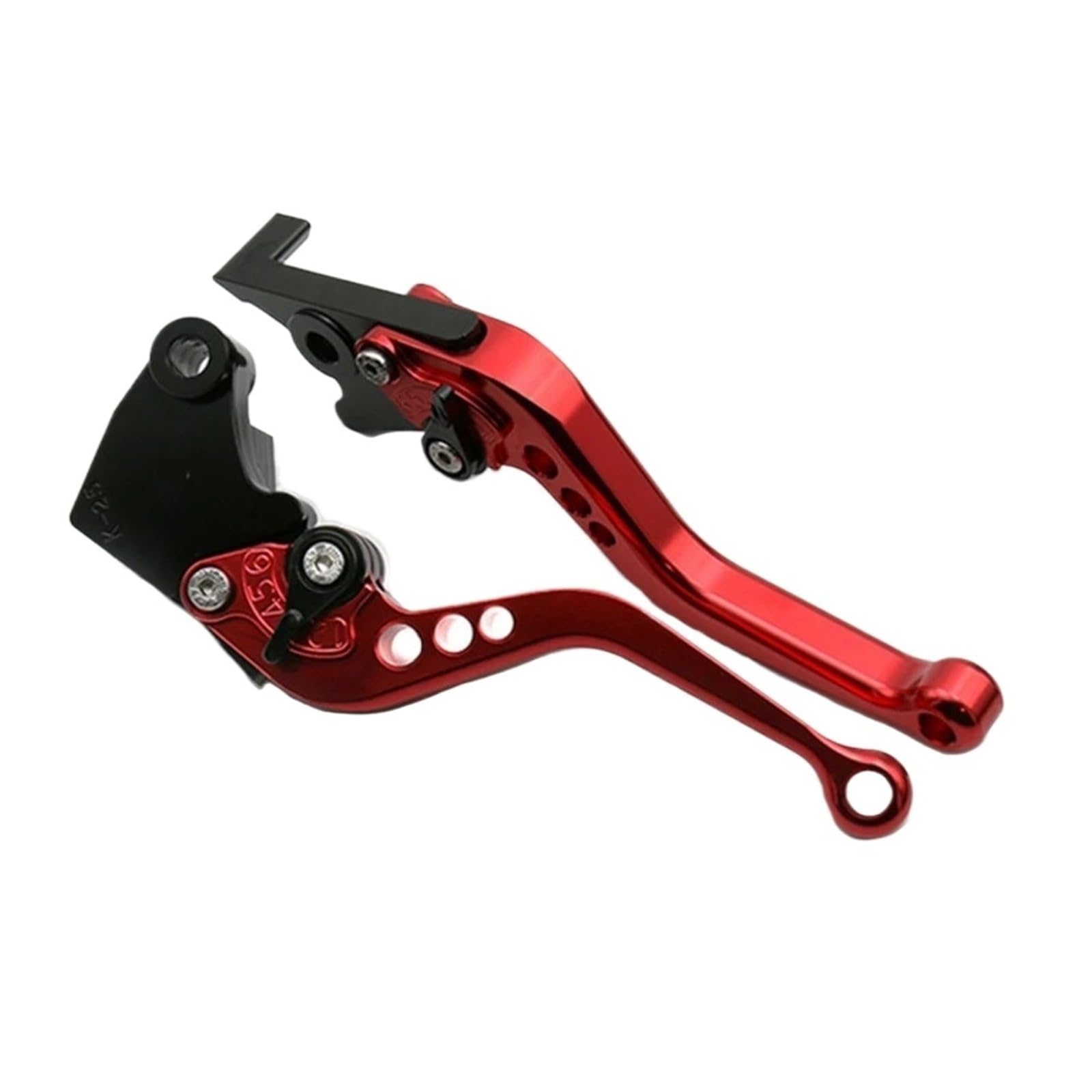 Kkmnaif Red Short Motorcycle Brake Lever Clutch Short Clutch Brake Levers Adjustable For Zx6r/636 Zx10r Z1000 Z750r Z1000sx/N-Ja 1000 Motorcycle Brake Lever(Red Short)