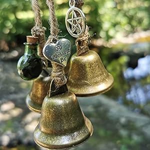 jiangye Witches Bells Deurbescherming Charm – Blessing Bells – Wicca Altar Decor Magic Witchy Things Decoraties voor…