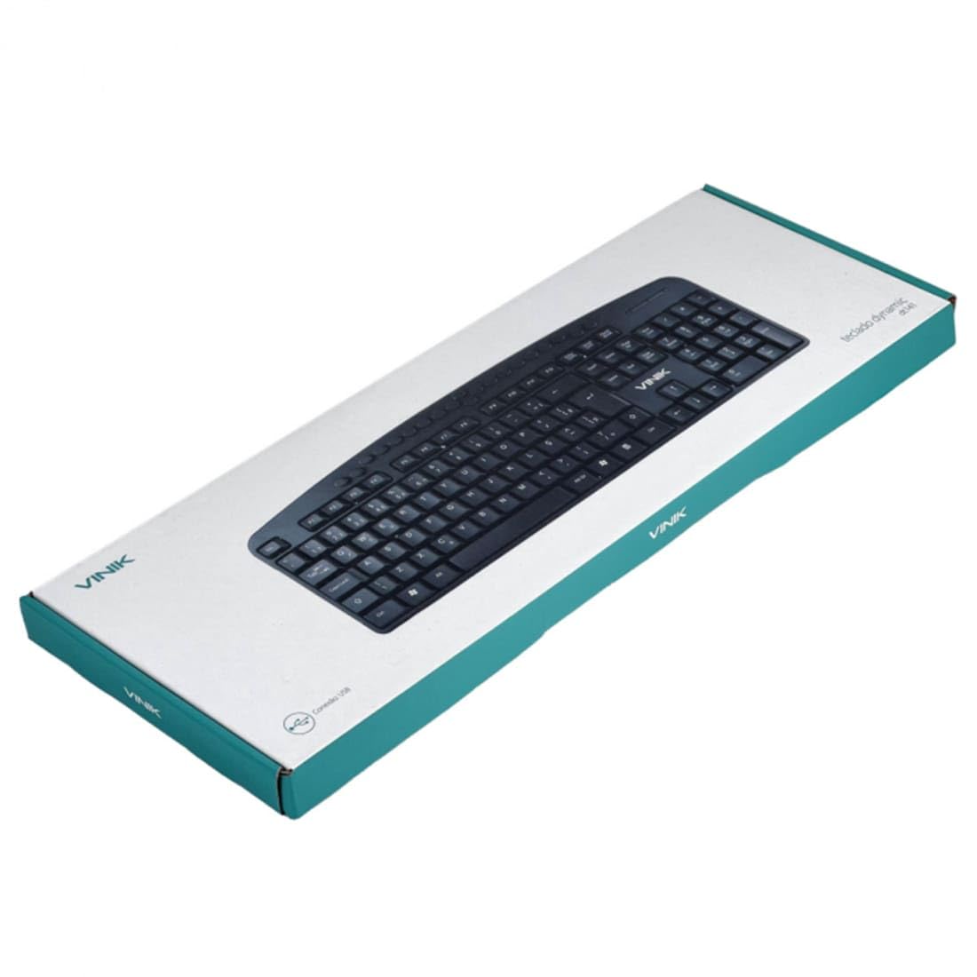TECLADO USB MULTIMÍDIA DYNAMIC 107 TECLAS + 20 TECLAS MULTIMÍDIA