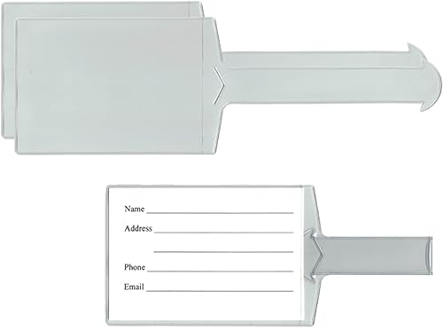 Miniatura 4 de Etiquetas de equipaje grandes hechas a mano con lazo para el equipaje, gimnasio, bolsa de pañales (remolino rojo)