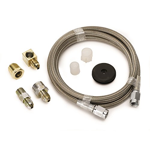 AUTO METER 3235 Braided Stainless Steel Hose , Black