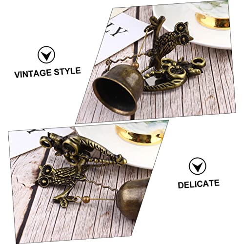 Levemolo 2 peças sino medieval animal prático jardim pátio ornamentos figura resistente ao gramado f