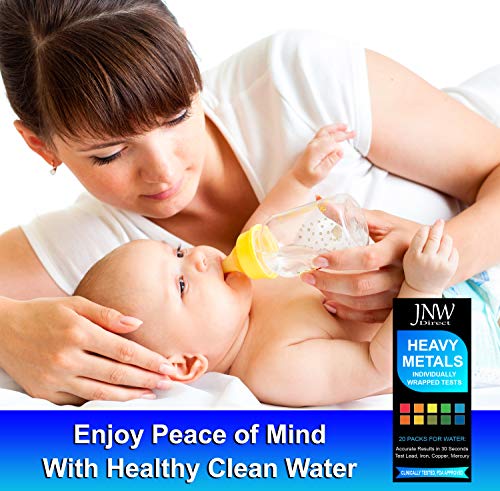 Jnw Direct Heavy Metals Water Test Kit - Drinking Water Test Strips With Ebook - Quick And Accurate Testing Kits For Drinking Water - Test Iron, Copper, Mercury, And Lead thumb #7
