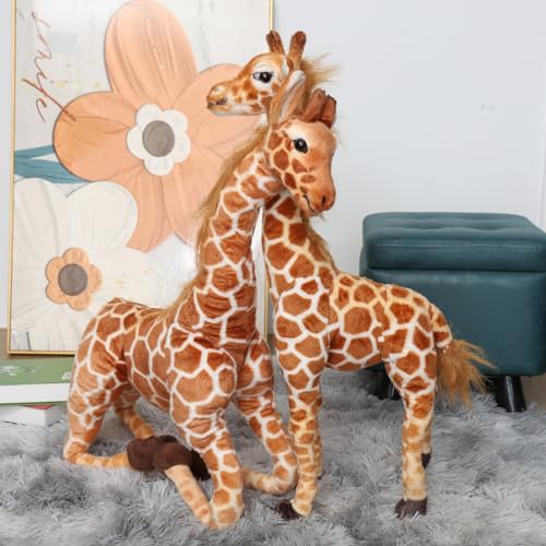 Barmi VWBFNB04R79DK8324462Q20162S1 Stuffed Animal Stuffed Giraffe Plush Large Tall Big Giraffe, Nursery Decorations 60Cm/23.62Inch thumb #2