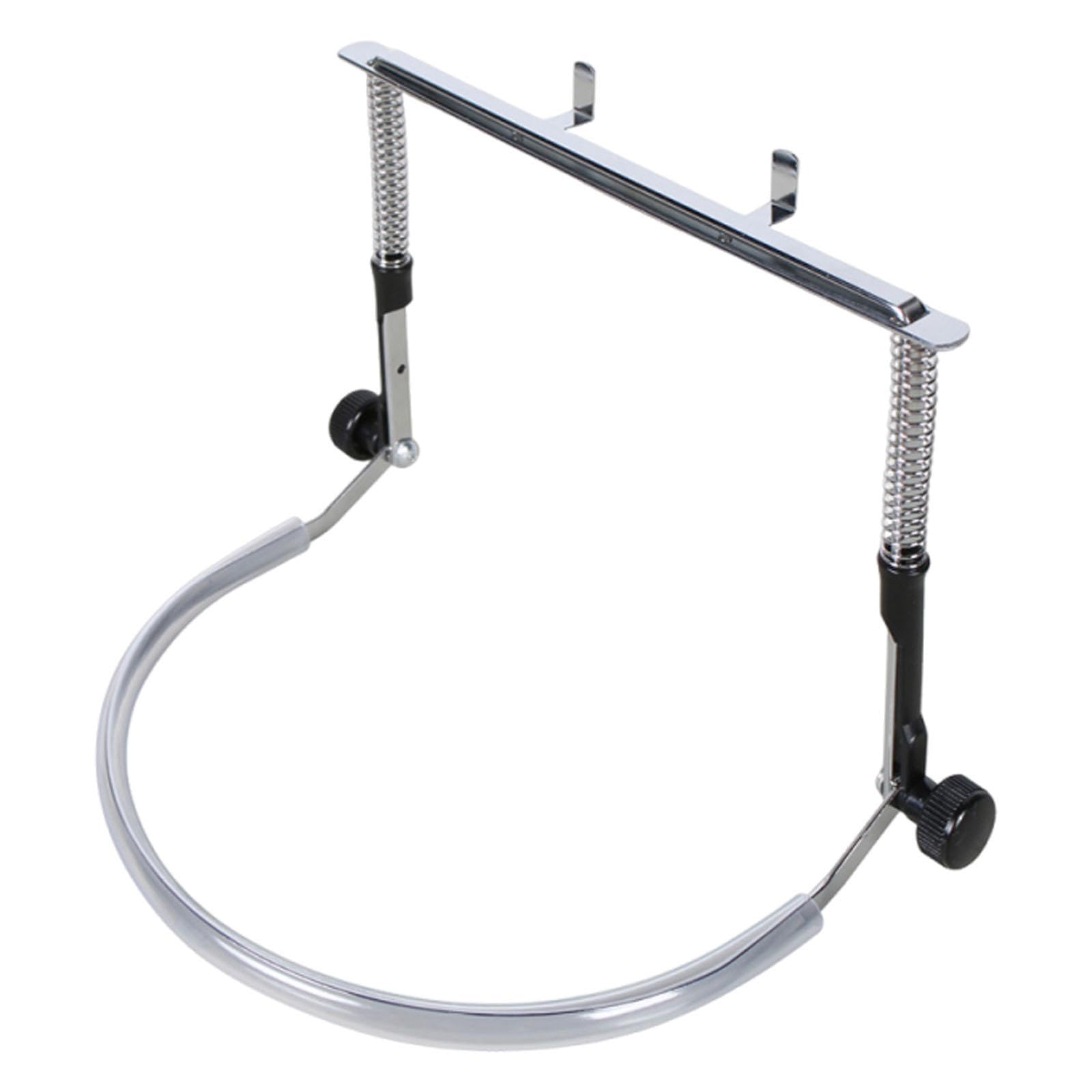 Soporte para Armónica, Atril Y Soporte para El Mástil Como Accesorios con Tensión de Resorte Ajustable para Mayor Comodidad Y Estabilidad de Los Músic, Plateado