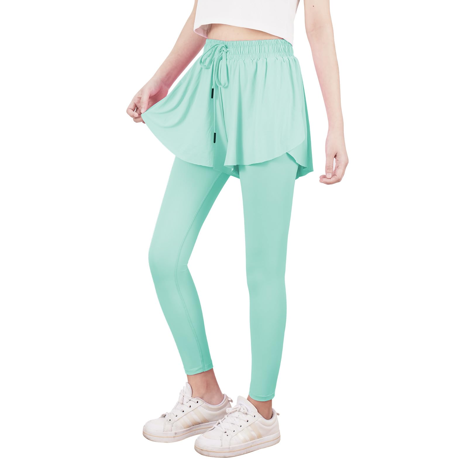 Naiyaflygirls Tennis Leggings In Preppy Youth Flowy Skorts