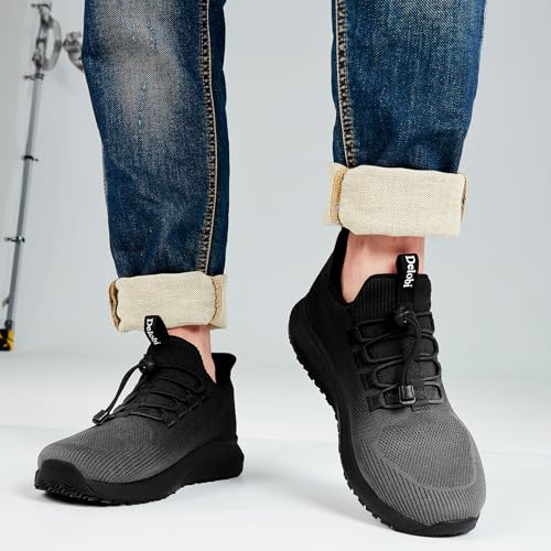 Image of Non Slip Work Shoes for Men Slip Resistant Shoes Kitchen Chef Restaurant Food Service Waterproof Walking Sneakers