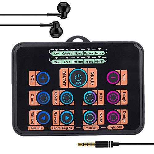 CoreLife Voice Changer Headsets, GEN3 Voice Changer for PS4/Xbox/Switch/Phone/IPad/Computer/Laptop/Anchor/Kids, Sound Effects Machine with Voice Adjustment Function and Breathing Light