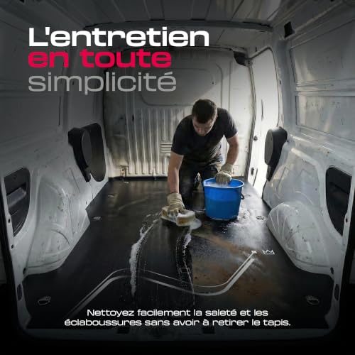 Tapis de coffre pour Renault Trafic 3 depuis 2014 bâche de protection sur mesure - 5