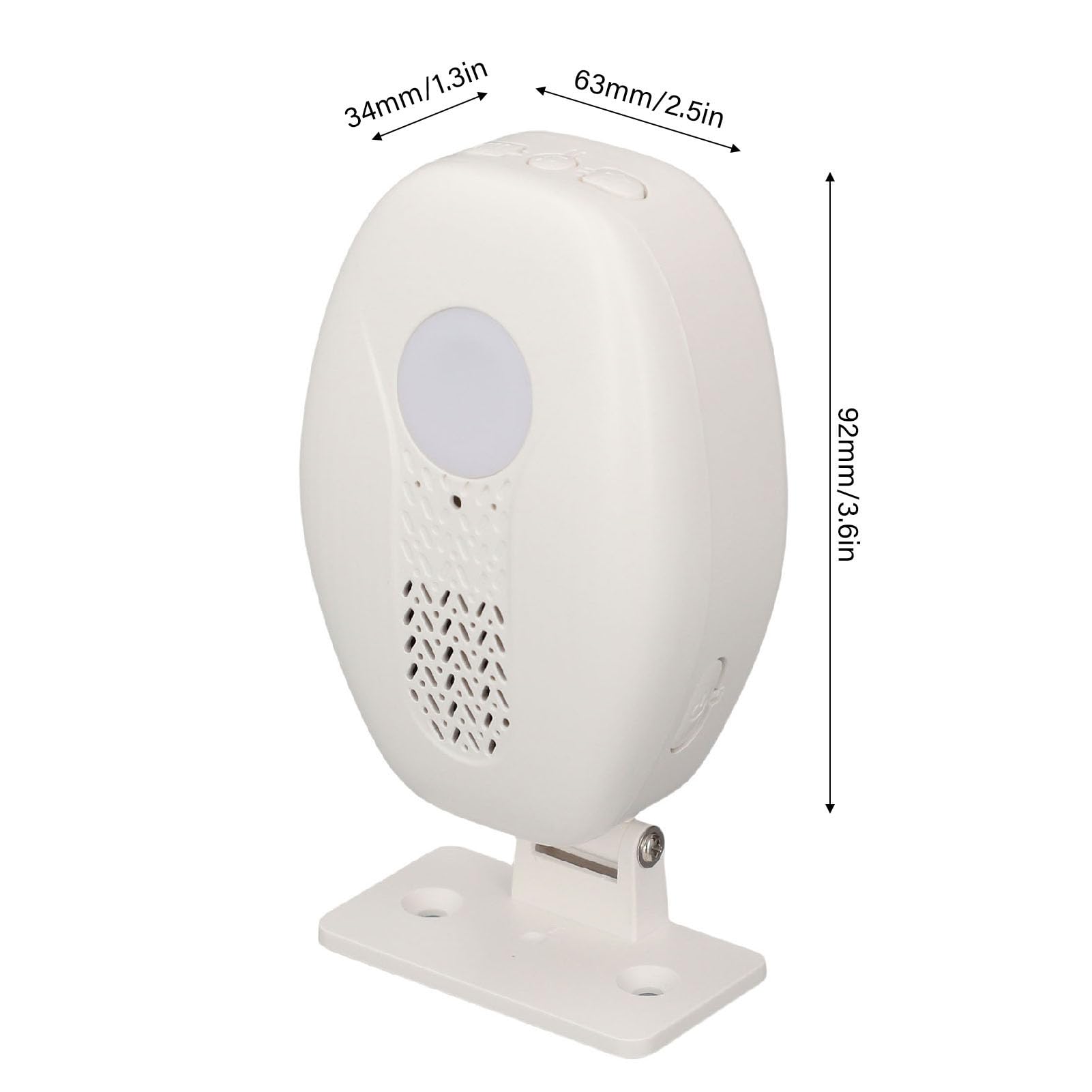 Irfora Alarma de Sensor de Puerta Inalámbrico 80 DB, Alerta Inducción Magnética Larga Distancia para Seguridad Tienda, Fácil Instalación