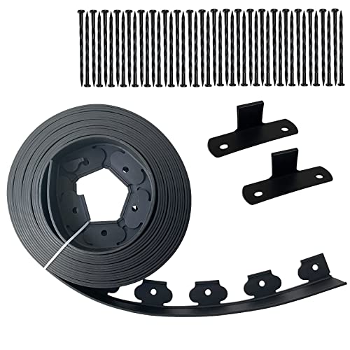 Landscape Edging 40ft Garden Edging with 40 Spikes, 2in...