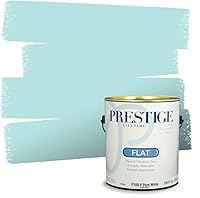 Vista 86 de Prestige Paints. - Base y pintura para exteriores en un solo galón, 1 galón. plano, comparable con Sherwin Williams Topsail.