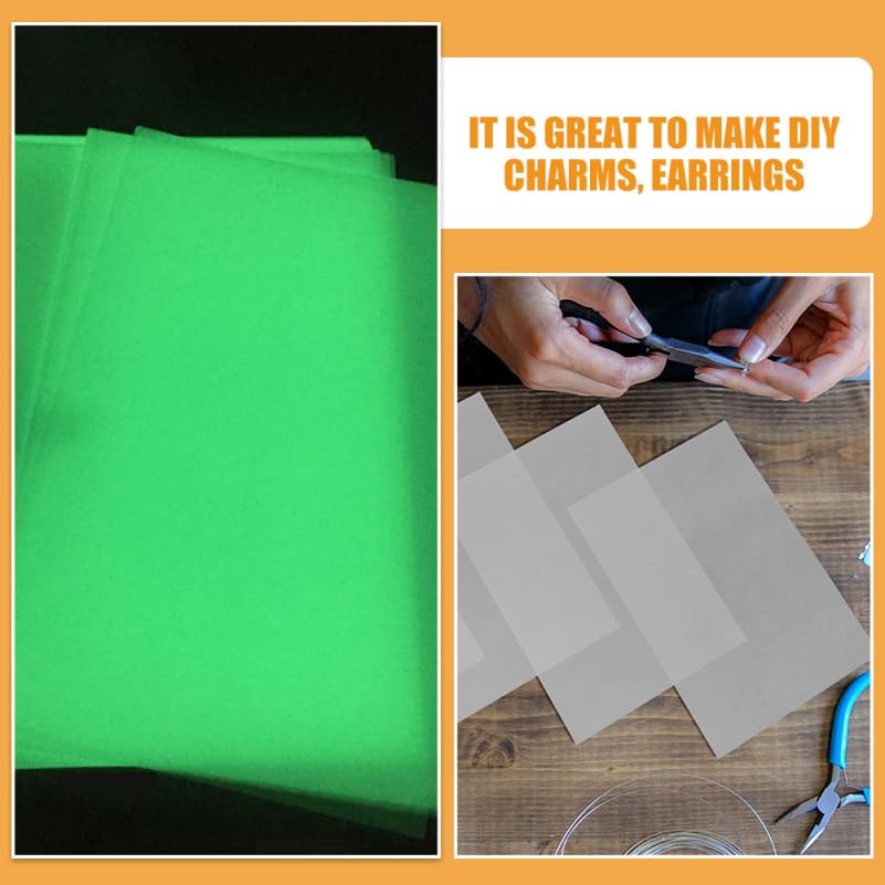 Papier rétractable transparent pour créer des porte-clés rigides SEWACC