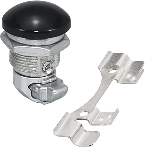 WOWTK Kit de pestillo de puertapanel de combustible con botón para Harley Touring Electra Glide, Street Glide, Ultra Limited, Tour Glide, Road Glide