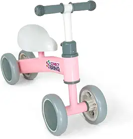 BICICLETA DE EQUILÍBRIO INFANTIL CARRINHO 4 RODAS PASSEIO MEGA COMPRAS