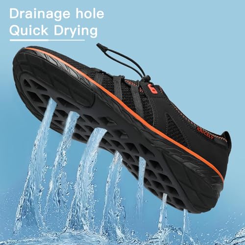 Kricely Water Shoes Men Quick Dry Aqua Shoes Swim Shoes for Men Non-Slip Beach Shoes Outdoor for Surfing2