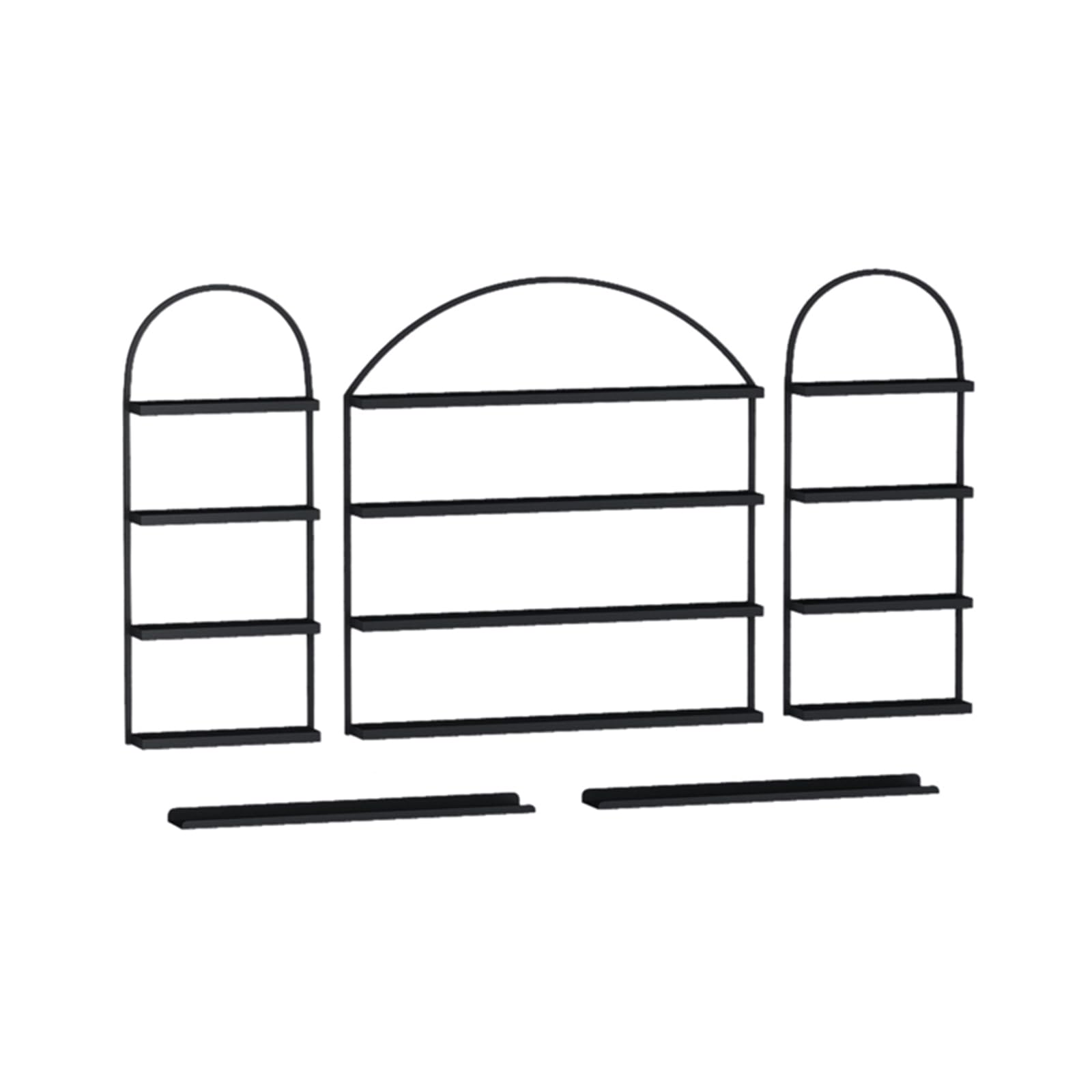 LXURY Nail Polish Wall Rack Wall-Mounted Metal Nail Polish Display Rack Nail Polish Organizer Wall Rack for Nail