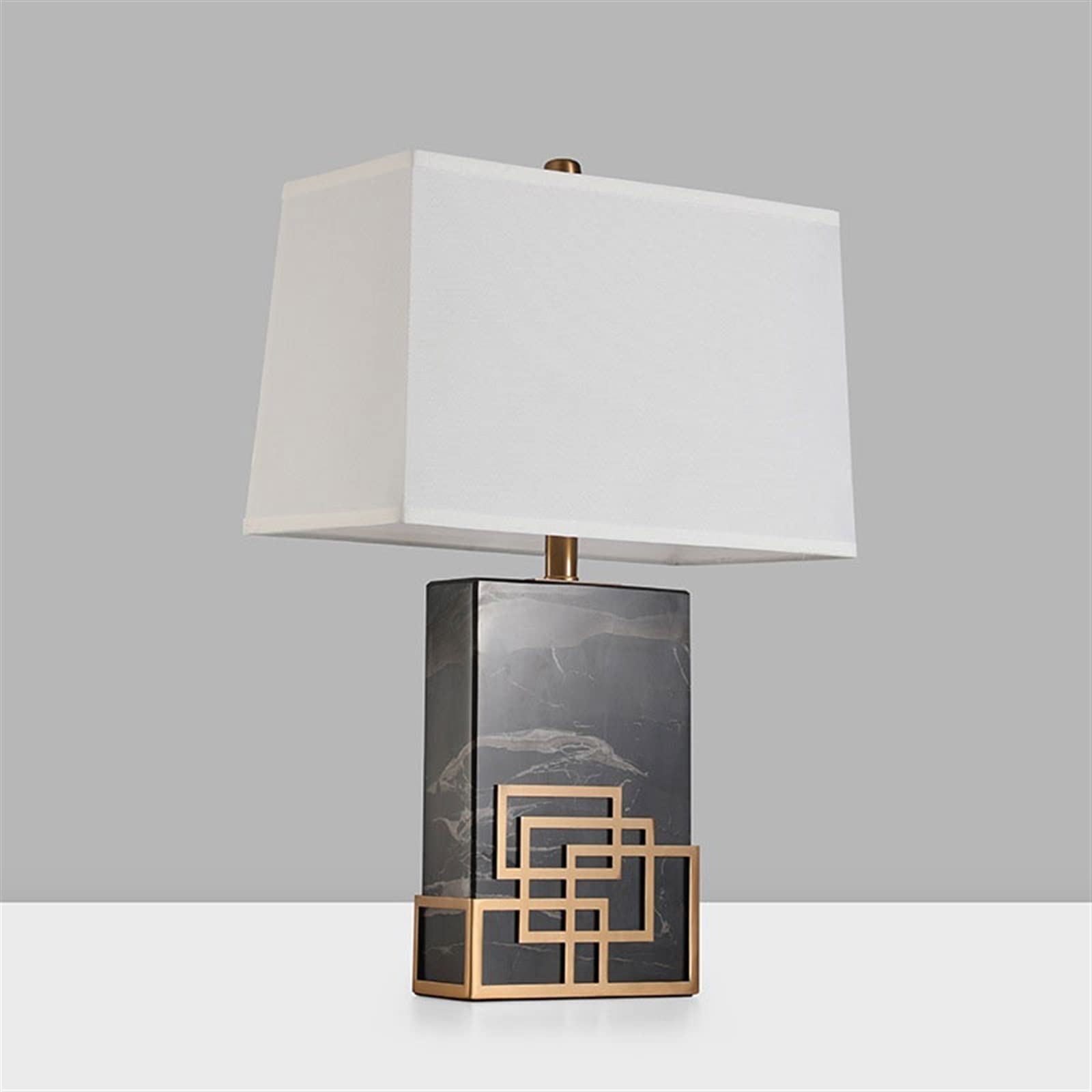 Luce da Scrivania Luce per la Lettura Lampada da tavolo moderna in marmo Design in metallo Lampada decorativa for interni Lampada da comodino for camera da letto pratica Lampade da scrivania for l'hom