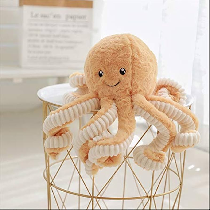  タコ ぬいぐるみ 約30cm グレー Amazon.co.jp: tonntyann 可愛い リアル タコ ぬいぐるみ 水族館
