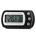 Refrigerator Fridge Thermometer Digital Freezer Room Thermometer Waterproof, Max/Min Record Function with Large LCD Display