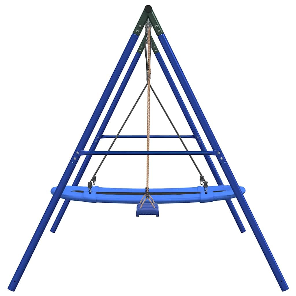 Schaukel-Set mit Schaukelsitz und Nestschaukel, Schaukelgestell, Schaukel Outdoor Mit Gestell, Doppelschaukel, Gartenschaukel, Draußen Schaukeln - 3283597