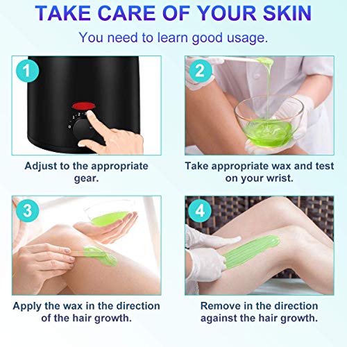 image for Waxing Kit for Women Professional Wax Kit 2021Newest Nonstick pan Wax 