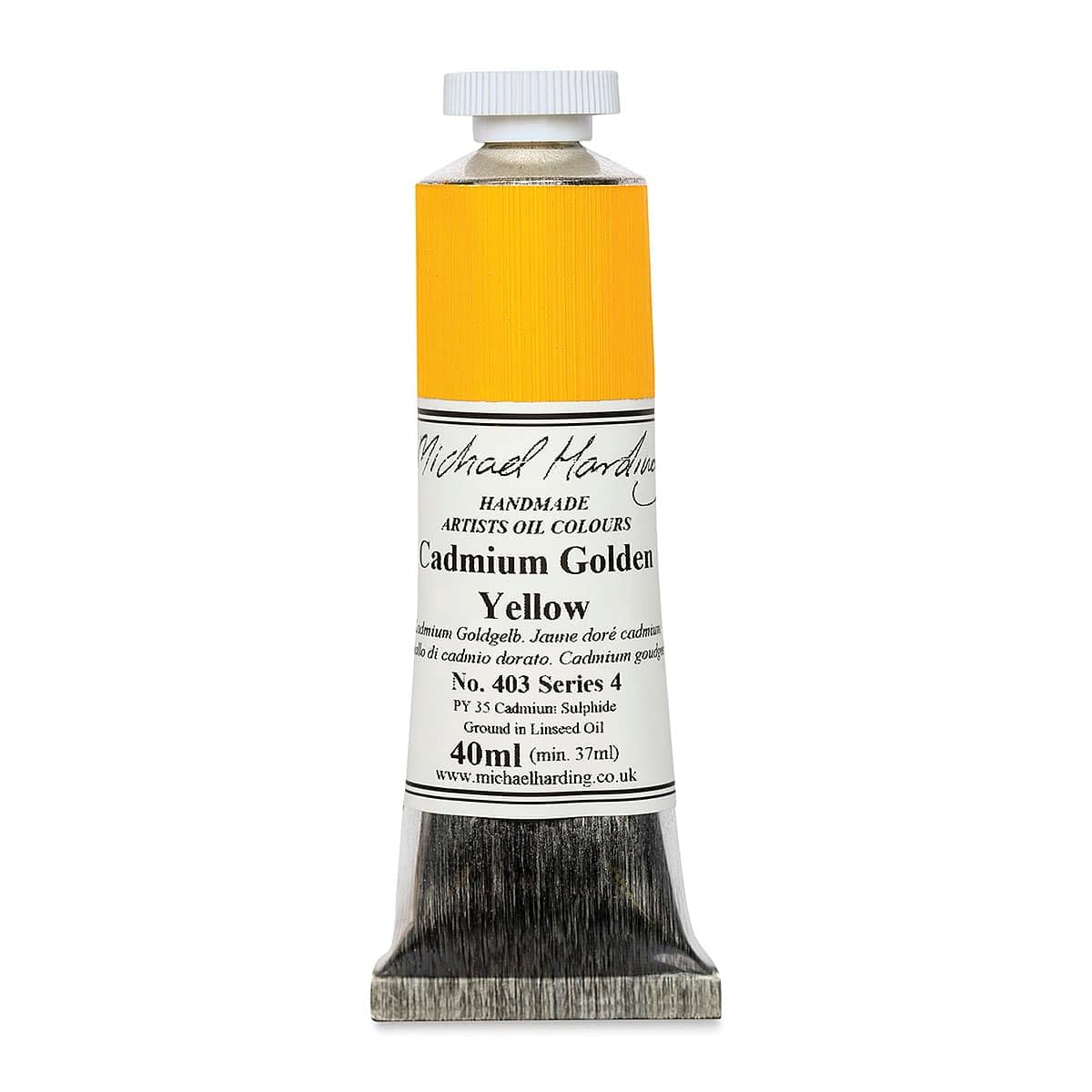 Michael Harding Cadmium Golden Yellow Oil Colour : 40Ml