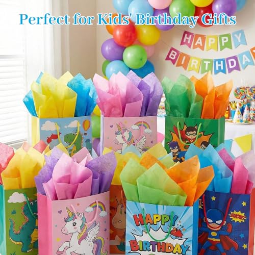 Image of Koogel Tissue Paper 330 Sheets, 14 X 10 inch 20 Colors for Gift Bags