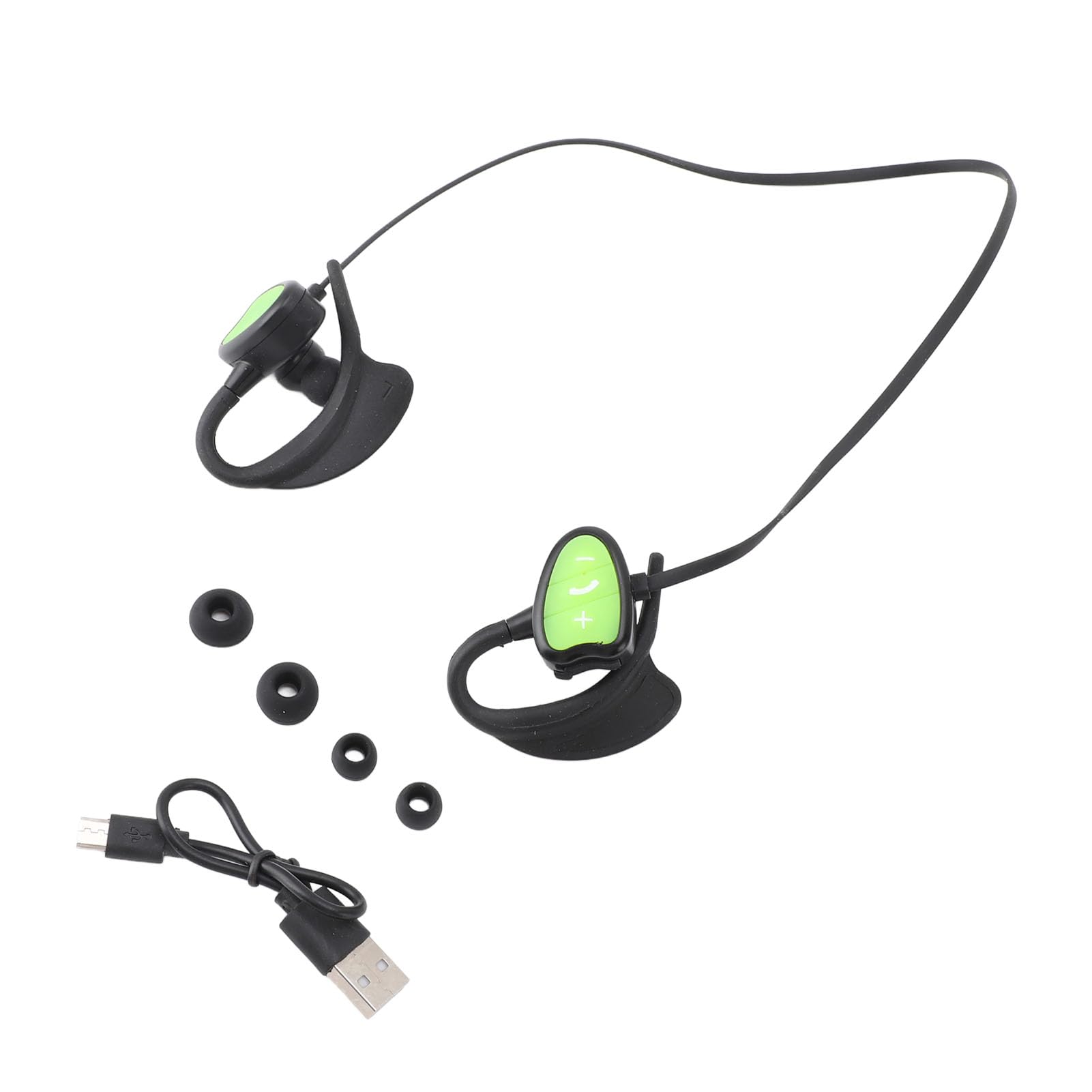 Écouteurs étanches IPX8 pour la Natation, écouteurs Intra-auriculaires avec 5.0, Lecteur de Musique sans Fil Sous-marin, Parfaits pour la Natation, le Sport, la Course à Pied (GREEN)