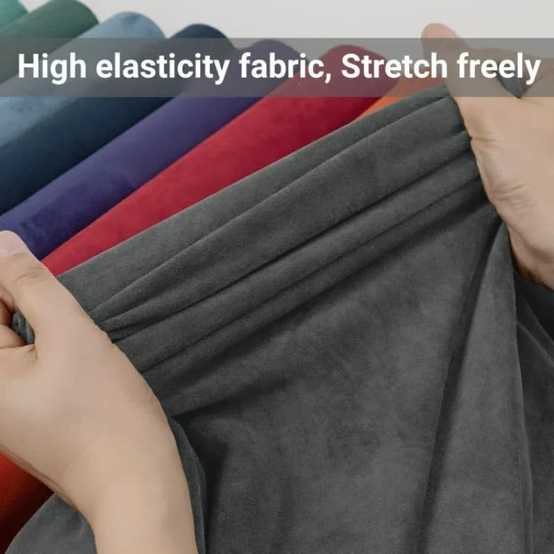 Tissu daim bleu ciel pour rénover canapé table et auto - 4