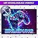 12x Gaming EINLADUNGSKARTEN KINDERGEBURTSTAG Junge Mädchen - die Gamer PARTY Karten sind die Gamer EINLADUNG für Jungen Mädchen Kinder GEBURTSTAG Einladung VIDEOSPIEL Game-Controller SPIELEABEND