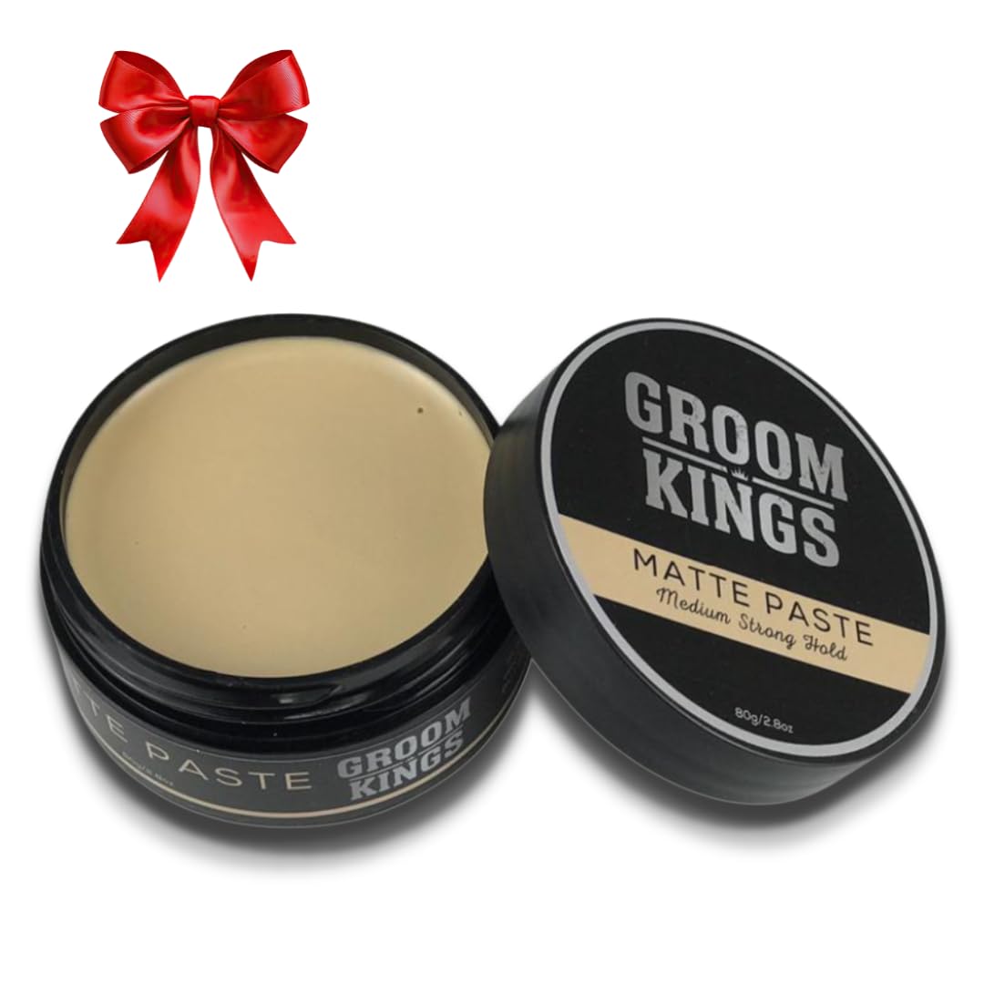 Matte Paste, For All Hair Types | Strong Control | Non-Greasy Formula, Long Lasting Definition & Texture | As Featured in GQ | 80g