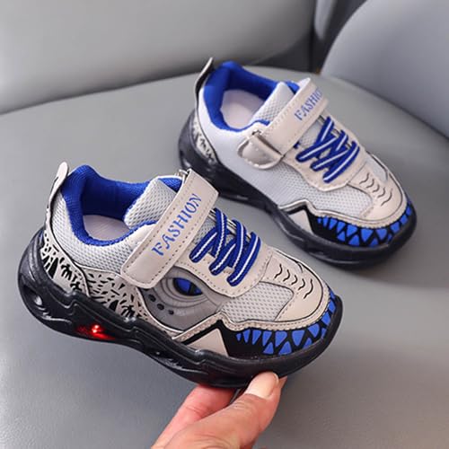 IWIHMIV Kids Sneakers Kids Tennis Shoes Light Up Toddler Slip On Shoes Girls and Boys Lightweight Running Athletic Sneakers Shoes3