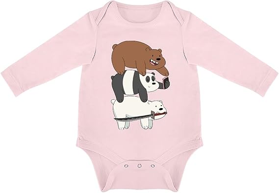 Amazon Co Jp シャム服 ベビー服 新生児 ベスト比 綿95 スパンデックス5 肌着 長袖 ベビーウェア カバーオール Tシャツ 丸ネック ワンピース ボディオール オシャレ 女の子 男の子 着替え便利 出産祝い ぼくらベアベアーズ 服 ファッション小物